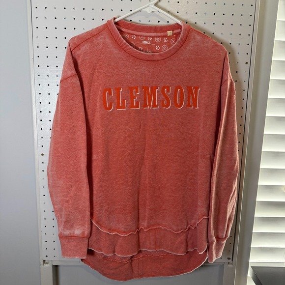 Pressbox Tops - Vintage Pressbox Clemson Tigers Marniville Sweatshirt Women's Size Small Orange